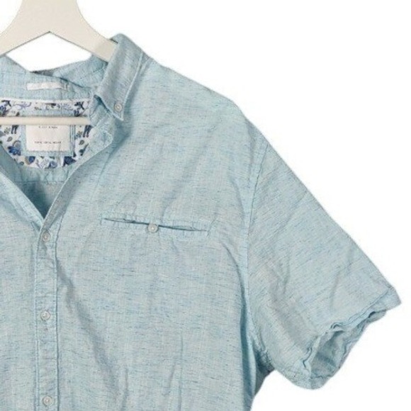 Denim & Flower Other - Denim & Flower Ricky Singh Button Up Shirt Short Sleeve Casual Mens SZ XL Resort